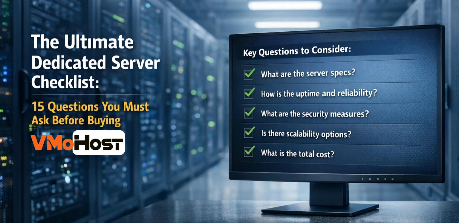 dedicated server buying checklist